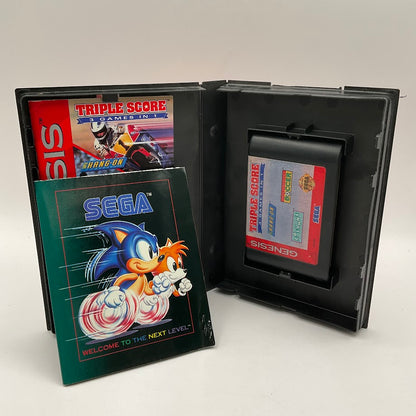 Triple Score Sega Genesis CIB