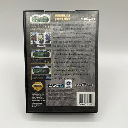 Wheel of Fortune Sega Genesis CIB