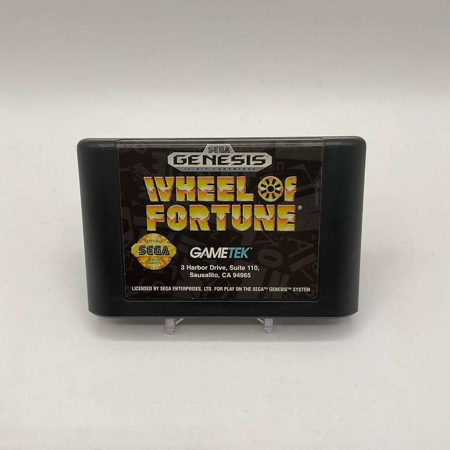 Wheel of Fortune Sega Genesis CIB