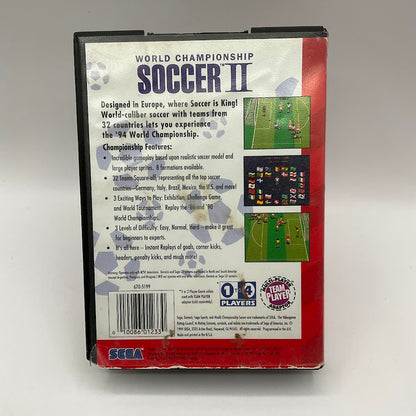 World Championship Soccer 2 Sega Genesis Used