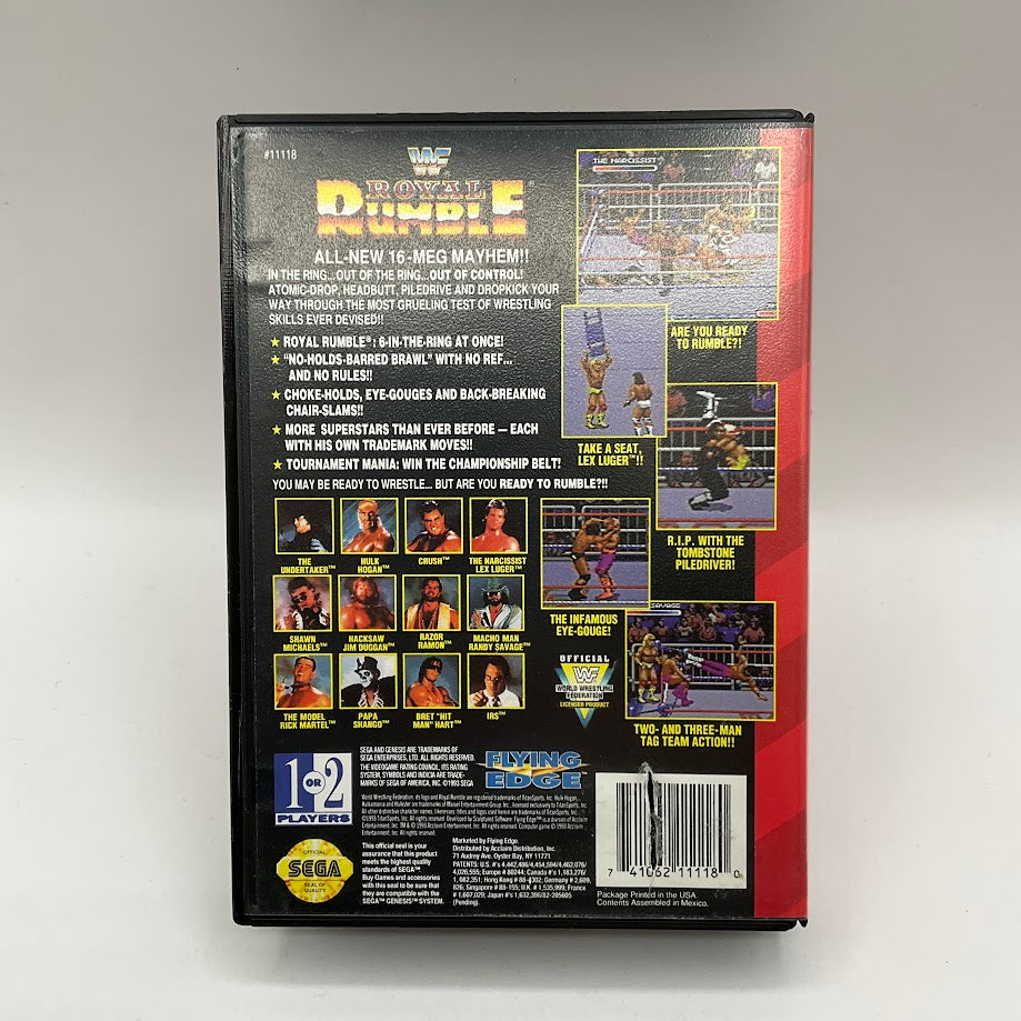 WWF Royal Rumble Sega Genesis CIB