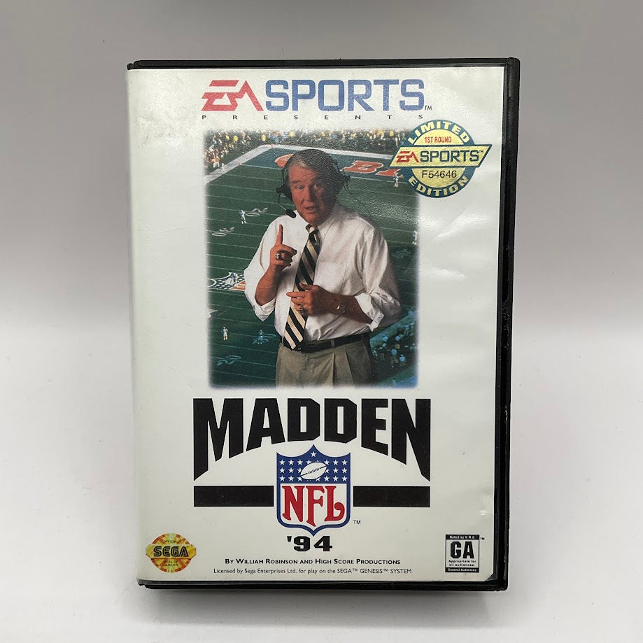 Madden NFL '94 Sega Genesis CIB