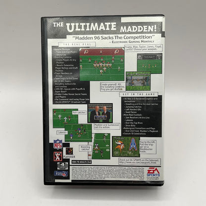 Madden NFL '96 Sega Genesis CIB #1