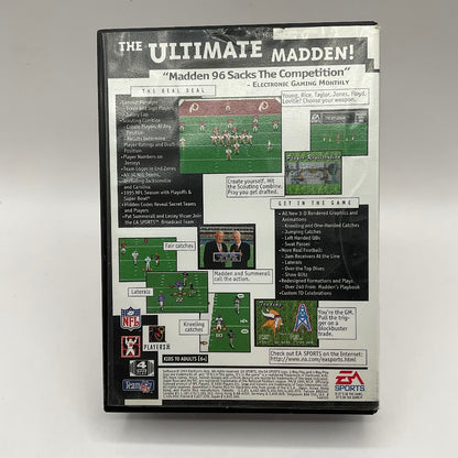 Madden NFL '96 Sega Genesis CIB #2