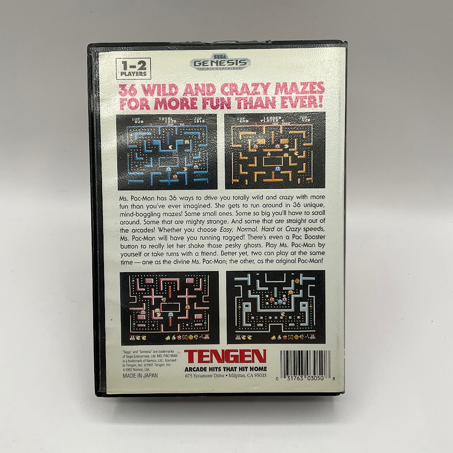 Ms. Pac-Man Sega Genesis CIB #1