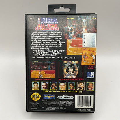 NBA All-Star Challenge Sega Genesis CIB