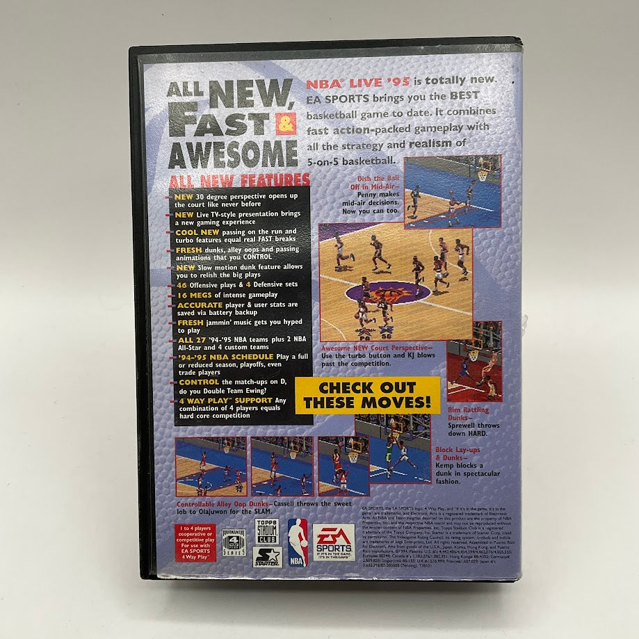 NBA Live '95 Sega Genesis Used