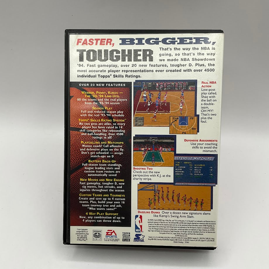 NBA Showdown '94 Sega Genesis CIB