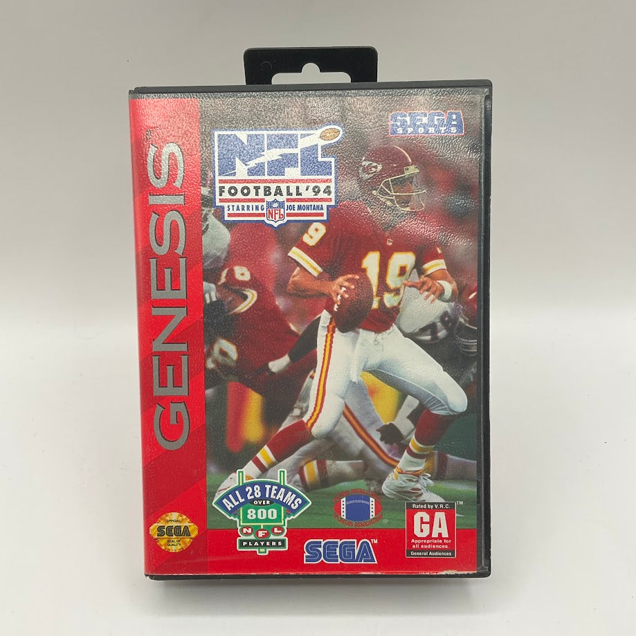NFL Football '94 Starring Joe Montana Sega Genesis CIB #2