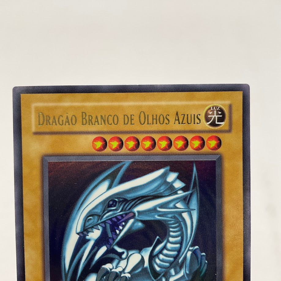 Blue-Eyes White Dragon Yu-Gi-Oh! Ultra Rare 1st Edition Porteugese DIK-P001 #1 Blue-Eyes White Dragon Yu-Gi-Oh! Ultra Rare 1st Edition Porteugese DIK-P001 #1