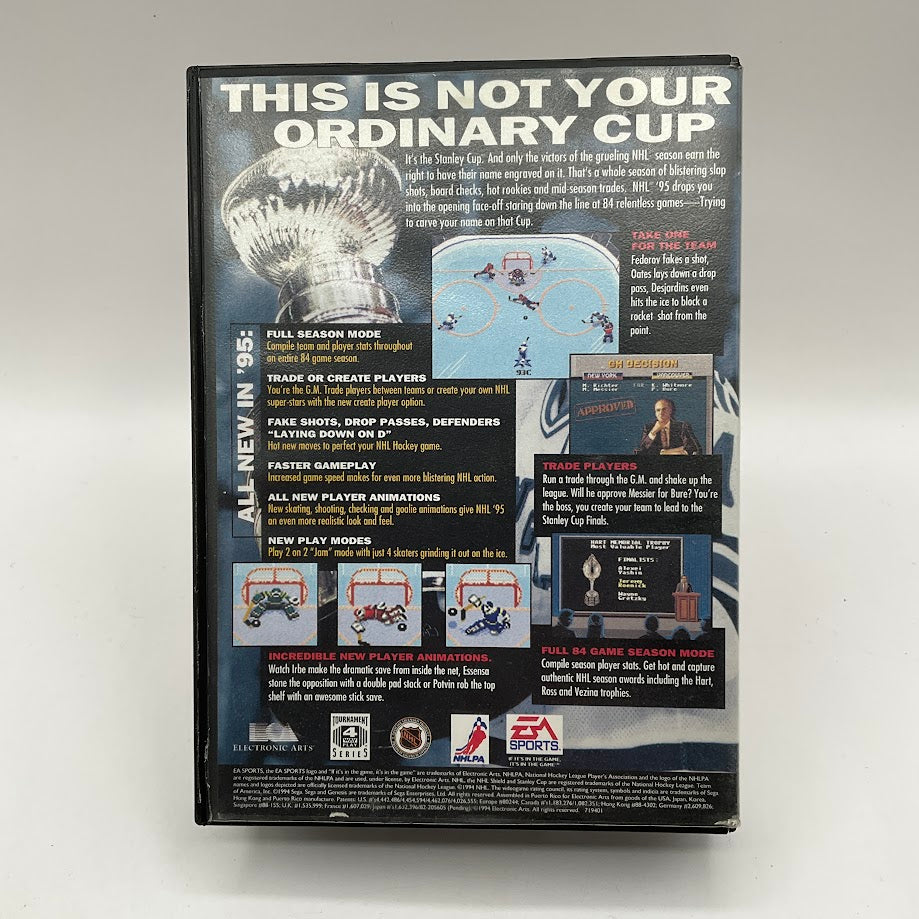NHL '95 Sega Genesis CIB