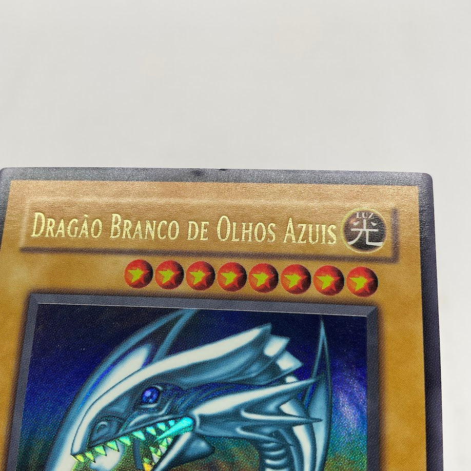 Blue-Eyes White Dragon Yu-Gi-Oh! Ultra Rare 1st Edition Porteugese DIK-P001 #1 Blue-Eyes White Dragon Yu-Gi-Oh! Ultra Rare 1st Edition Porteugese DIK-P001 #1