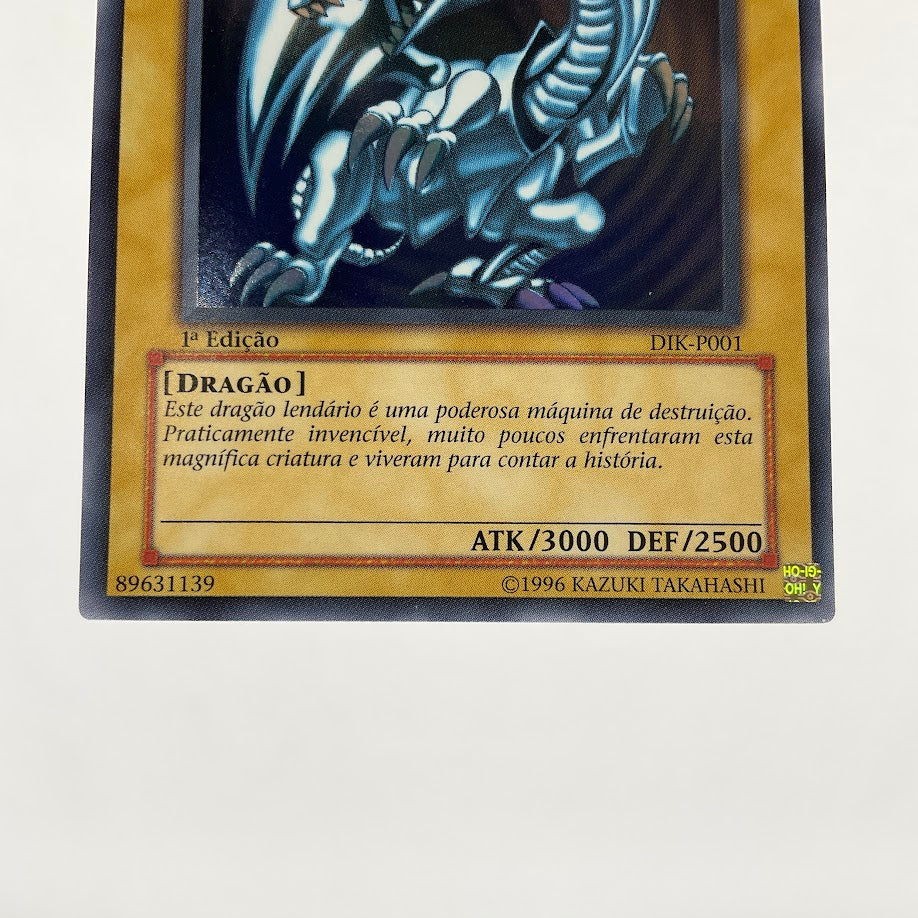 Blue-Eyes White Dragon Yu-Gi-Oh! Ultra Rare 1st Edition Porteugese DIK-P001 #3