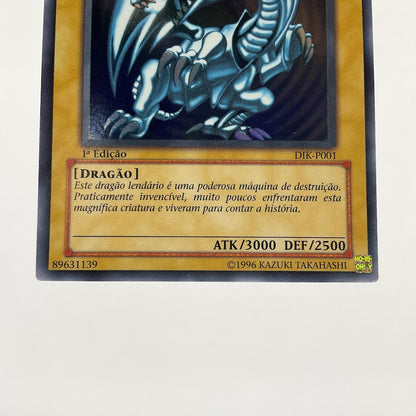Blue-Eyes White Dragon Yu-Gi-Oh! Ultra Rare 1st Edition Porteugese DIK-P001 #3