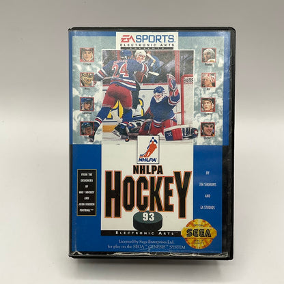 NHLPA Hockey '93 Sega Genesis CIB #1