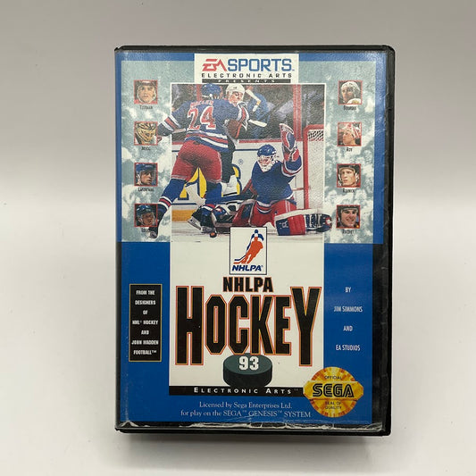 NHLPA Hockey '93 Sega Genesis CIB #1