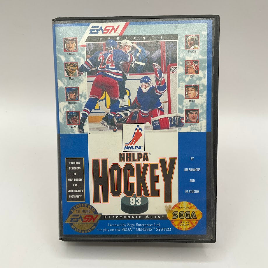 NHLPA Hockey '93 Sega Genesis CIB #2