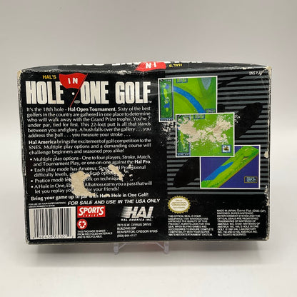 Hal's Hole in One Golf Super Nintendo Used