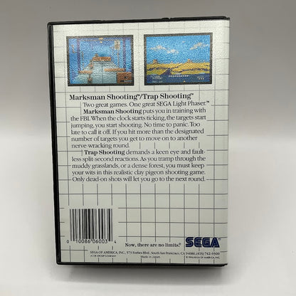 Marksman Shooting and Trap Shooting Sega Master System Used