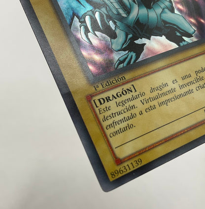 Blue-Eyes White Dragon Yu-Gi-Oh! Super 1st Edition Spanish SKE-SP001 #2