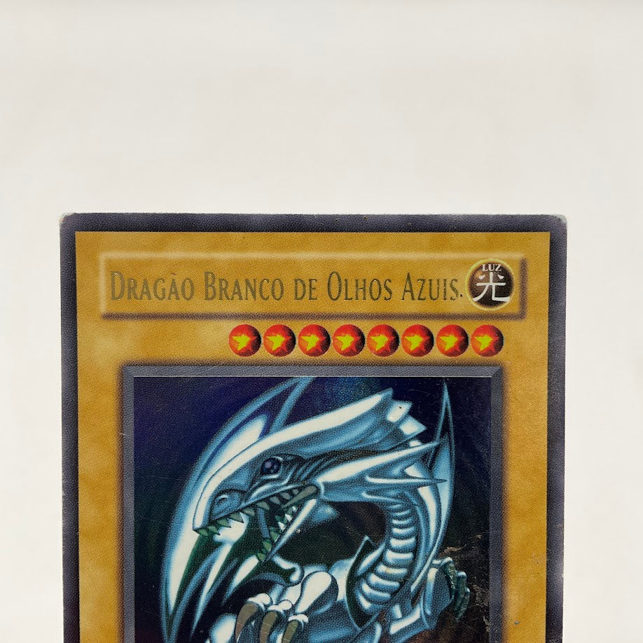 Blue-Eyes White Dragon Yu-Gi-Oh! Ultra Rare 1st Edition Porteugese DIK-P001 #4