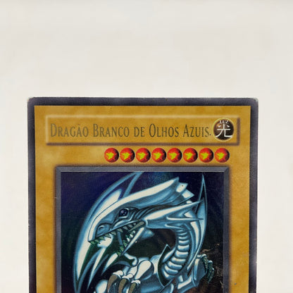 Blue-Eyes White Dragon Yu-Gi-Oh! Ultra Rare 1st Edition Porteugese DIK-P001 #4