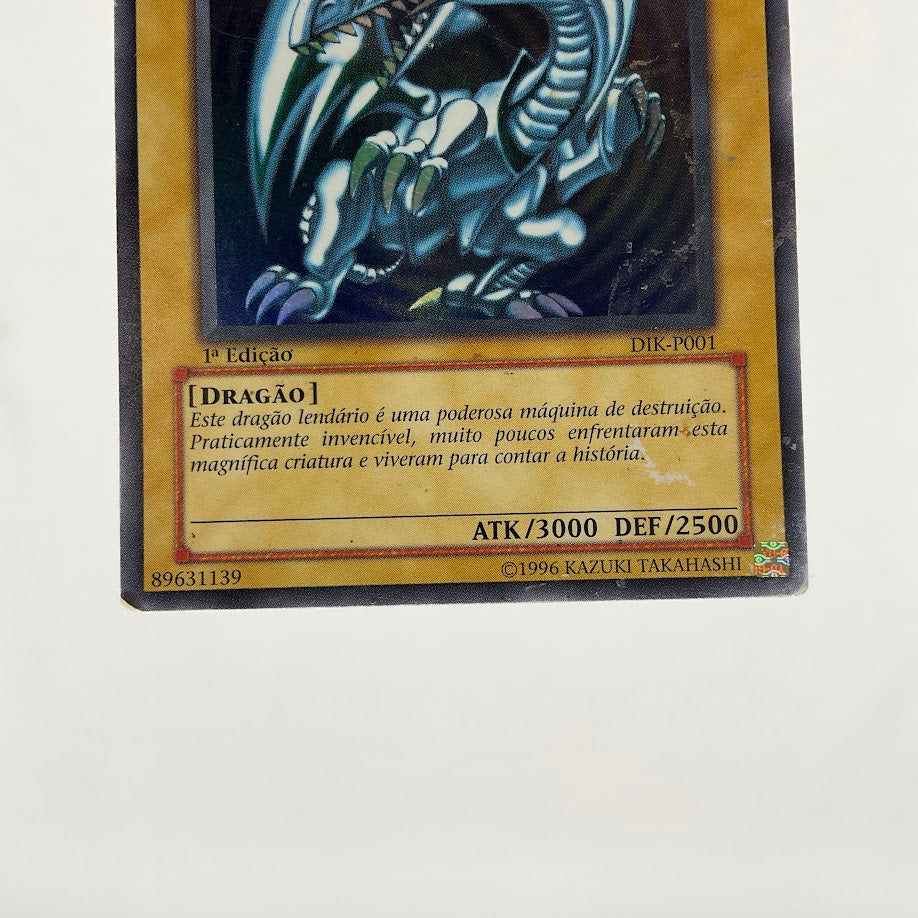 Blue-Eyes White Dragon Yu-Gi-Oh! Ultra Rare 1st Edition Porteugese DIK-P001 #4