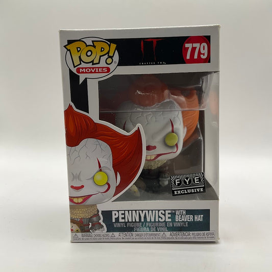 Pennywise with Beaver Hat Funko Pop! IT Chapter 2 #779 FYE Exclusive