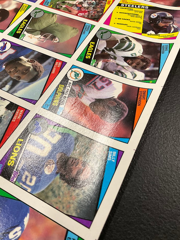 1984 Topps Football Full Set Uncut Sheets *See All Photos & Description*、Collector Store LLC、kayou