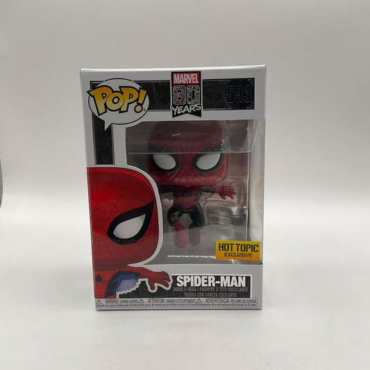 Spider-Man Funko Pop! Marvel 80 Years #593 Hot Topic Exclusive