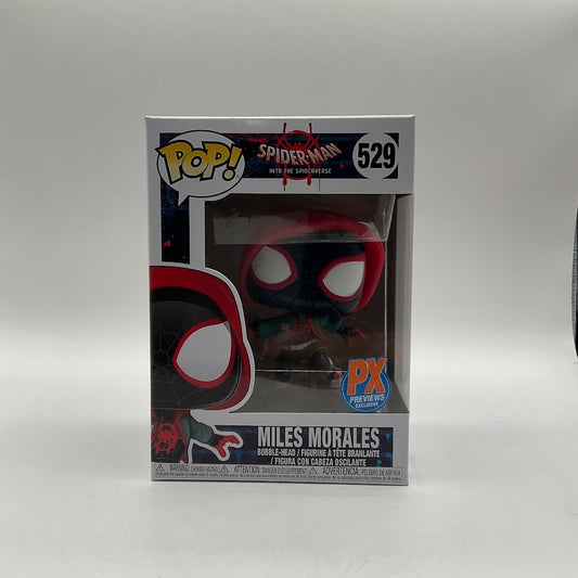 Miles Morales Funko Pop! Spider-Man Into the Spider-Verse #529 PX Previews