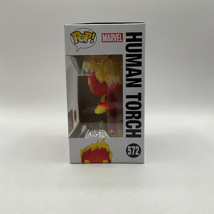 Human Torch Funko Pop! Fantastic Four #572 GITD Marvel Collector Corps