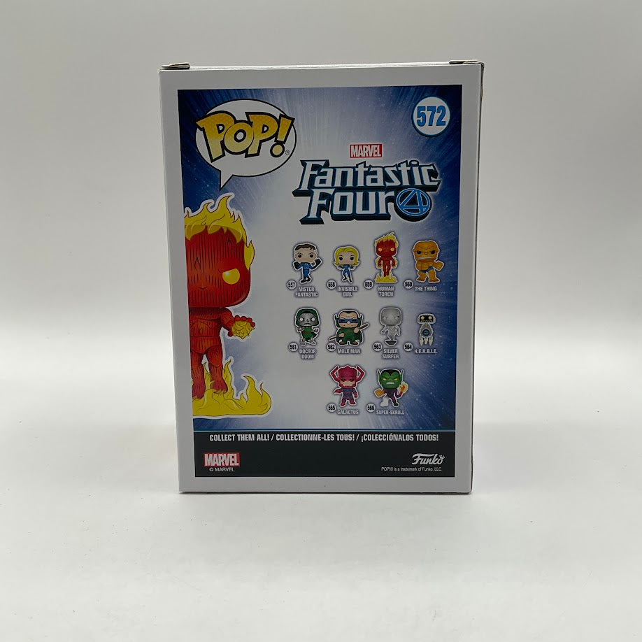 Human Torch Funko Pop! Fantastic Four #572 GITD Marvel Collector Corps
