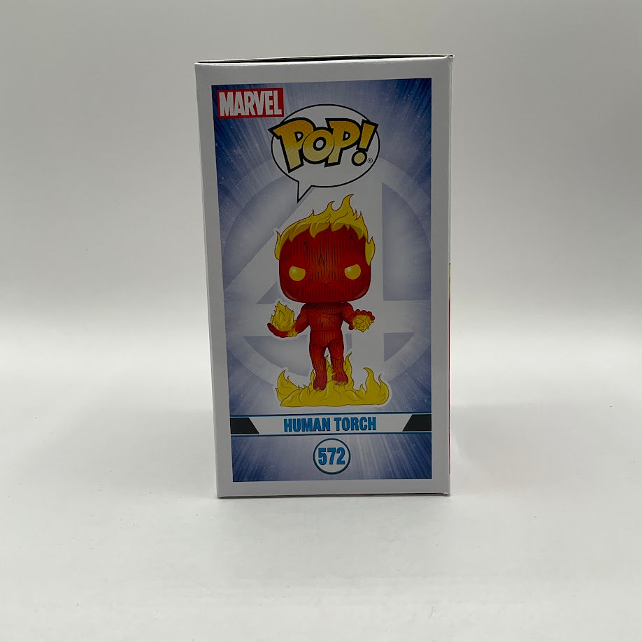 Human Torch Funko Pop! Fantastic Four #572 GITD Marvel Collector Corps