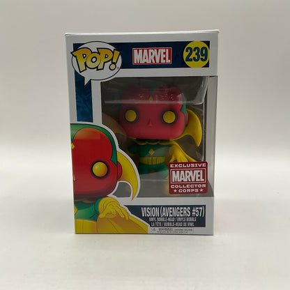 Vision (Avengers #57) Funko Pop! Marvel #239 Marvel Collector Corps