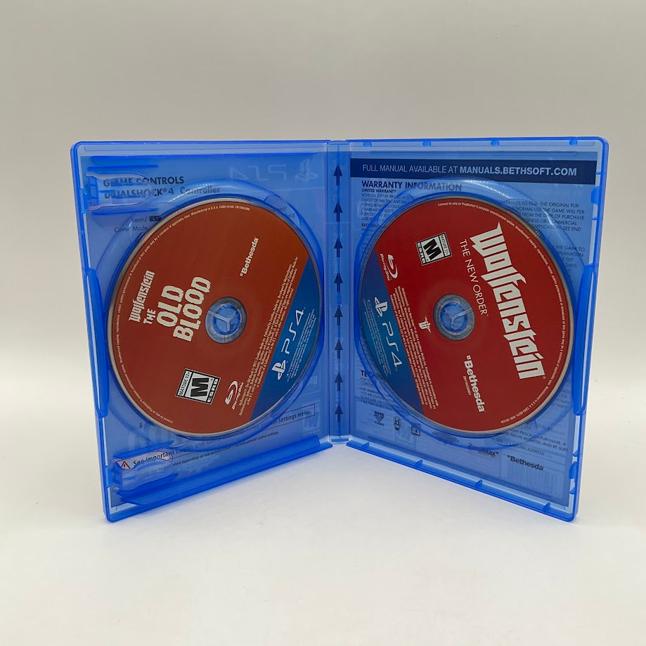 Wolfenstein The New Order and The Old Blood Playstation 4 Used