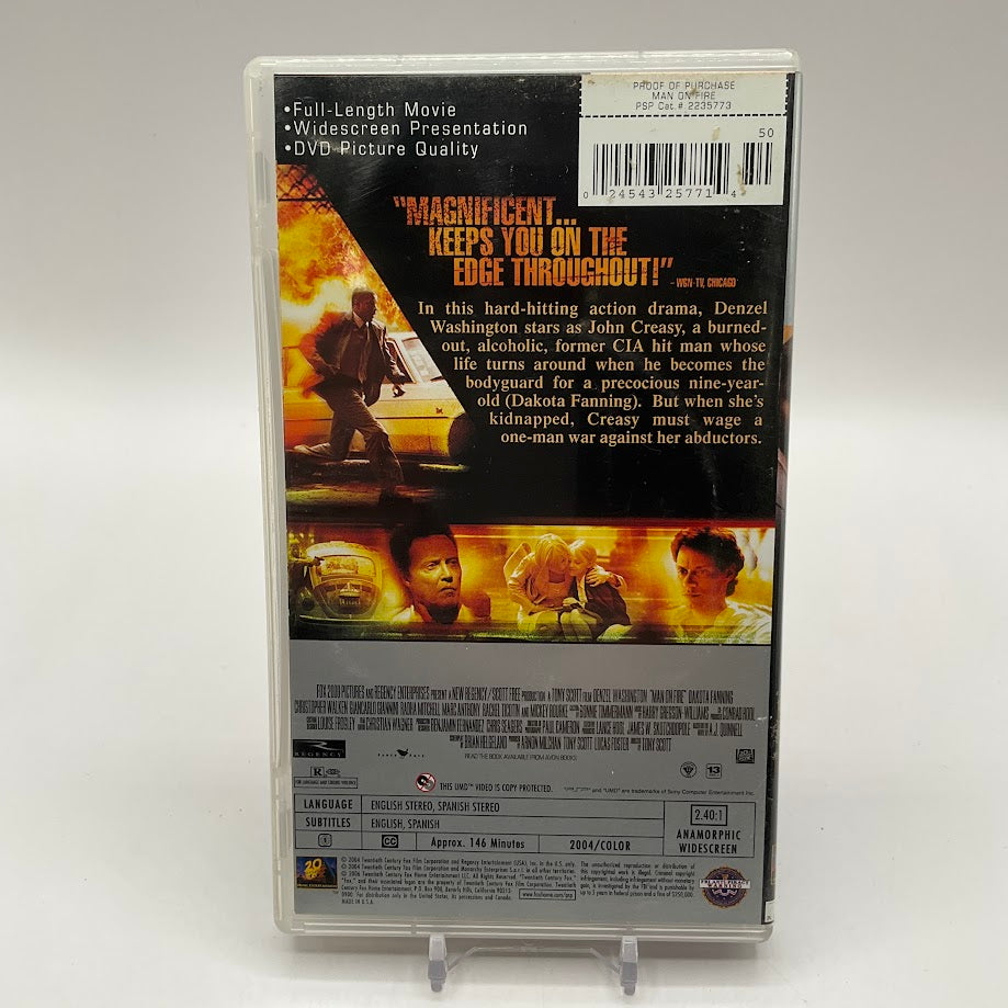 Man On Fire [UMD] PSP Used