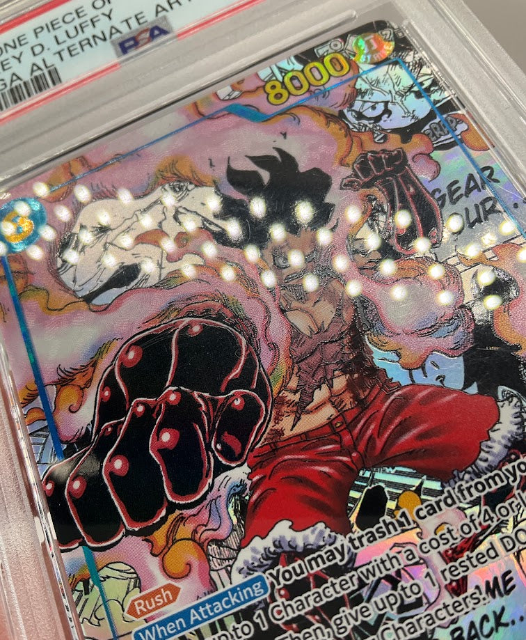Monkey D Luffy One Piece Card OP11 Manga Alternate Art #118 PSA 10、Collector Store LLC Gaming、kayou