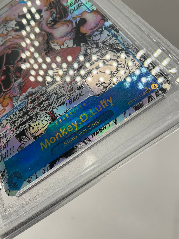 Monkey D Luffy One Piece Card OP11 Manga Alternate Art #118 PSA 10、Collector Store LLC Gaming、kayou
