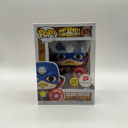 Soldier Supreme Funko Pop! Infinity Warps #679 GITD Walgreens Exclusive