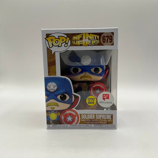 Soldier Supreme Funko Pop! Infinity Warps #679 GITD Walgreens Exclusive