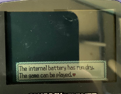 Pokemon Ruby GameBoy Advance Loose *Dry Battery*