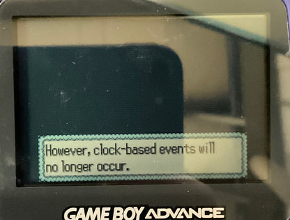 Pokemon Ruby GameBoy Advance Loose *Dry Battery*