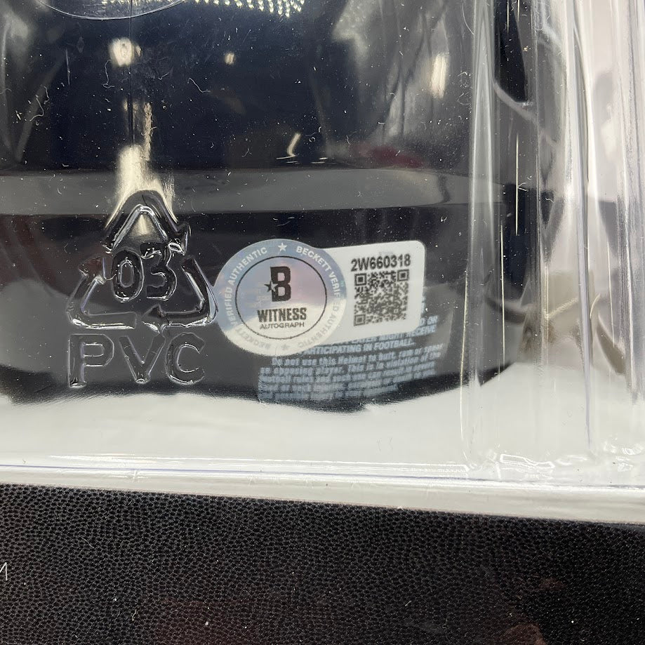 Nico Collins Autographed Houston Texans Mini Helmet with Beckett COA