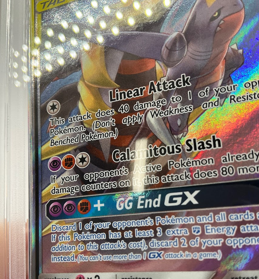 Garchomp & Giratina GX Pokemon Unified Minds #146 PSA 9