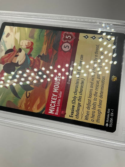 Mickey Mouse Disney Lorcana The First Chapter #115 PSA 9