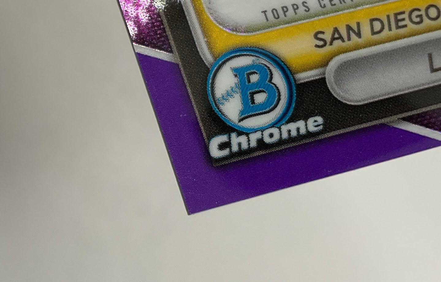 Leo De Vries 2024 Bowman Chrome Purple Mojo Refractor Auto 089/199 #BMA-LD