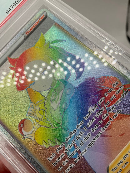Marnie Pokemon Sword & Shield Secret Full Art #208 PSA 9