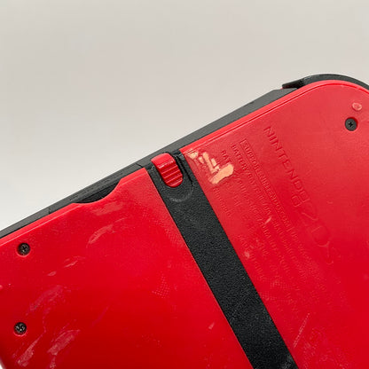 Nintendo 2DS [Red] System No Charger Used