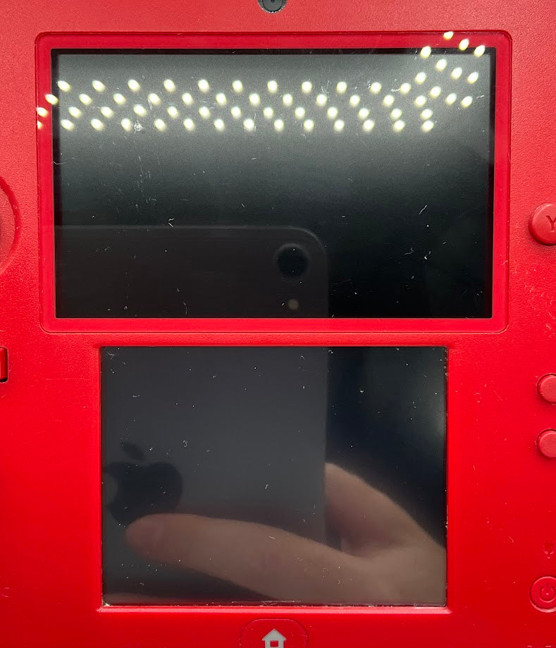 Nintendo 2DS [Red] System No Charger Used